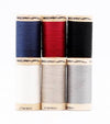 Neutrals - Scanfil Organic Cotton 30wt 6 Spool Thread Set + Rack
