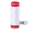 Aurifil 12 wt Mako Cotton Thread | 2024 White