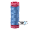 Aurifil 12 wt Mako Cotton Thread | 2725 Light Wedgewood