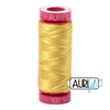 Aurifil 12 wt Mako Cotton Thread | 5015 Gold Yellow