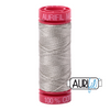 Aurifil 12 wt Mako Cotton Thread | 5021 Light Grey
