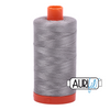 Aurifil 50 wt Mako Cotton Thread 1420 yards | 2620 Stainless Steel