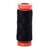 Aurifil 50 wt  Mako Cotton Thread 220 yards | 2692 Black