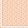 Flower Grid in Apricot - Lazy Sunday