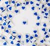 Blue Heart Woven Labels