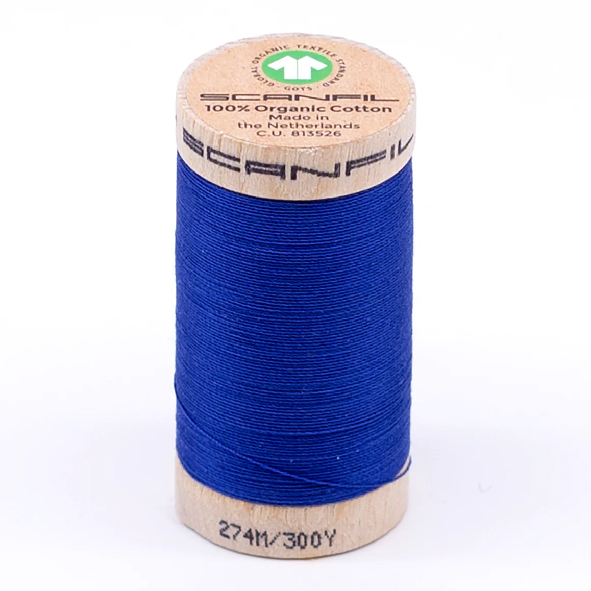 4817 Nautical Blue - Scanfil Organic Thread 30wt 300 yards – Monkland ...