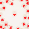 Red Heart Woven Labels from Sarah Hearts