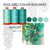 Aurifil Color Builder 2022 - August | Jade Vine