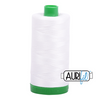 Aurifil 40 wt Mako Cotton Thread 1420 Yards | 2021 Natural White