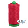 Aurifil 40 wt Mako Cotton Thread 1420 Yards | 2250 Red