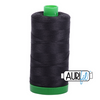 Aurifil 40 wt Mako Cotton Thread 1420 Yards | 4241 Very Dark Grey