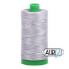 Aurifil 40 wt Mako Cotton Thread 1420 Yards | 4670 Silver Fox