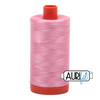 Aurifil 50 wt Mako Cotton Thread 1420 yards | 2425 Bright Pink