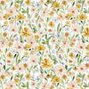 Dear Stella Wood You Be Mine Floral Wash in White Quilt Fabric Canada
