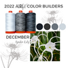 Aurifil Color Builder 2022 - December | Spider Lily
