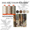 Aurifil Color Builders 2022 - November | Rubber Tree