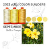 Aurifil Color Builder 2022 - September | Golden Trumpet