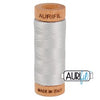 Aurifil 80 st Mako Cotton Thread 300 yards | 2615 Aluminum